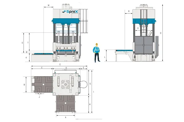 Die Spotting Press, JM High Precision Series