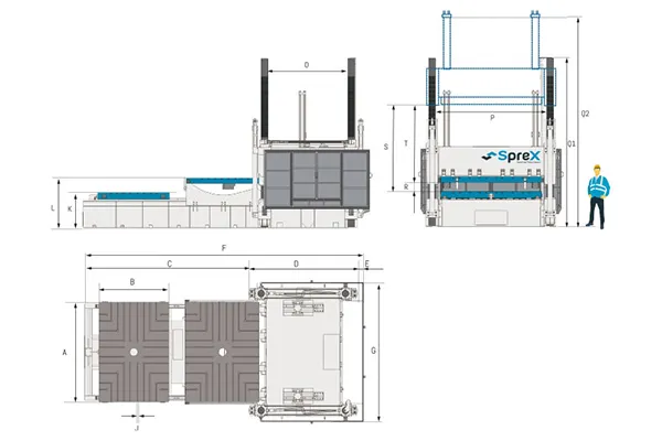 High Precision Spotting Press with Two Plate Clamping