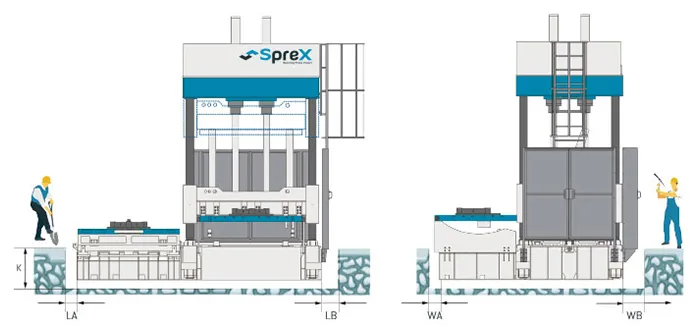 High Precision Spotting Press for 3-Color Mould
